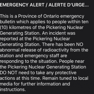 皮克灵核电站发生事故?省府错发安全警报引杜兰区居民恐慌