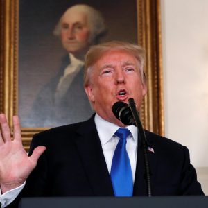 美国总统特朗普就美军空袭打死伊朗最有权势的将领卡西姆·索莱曼尼发表讲话