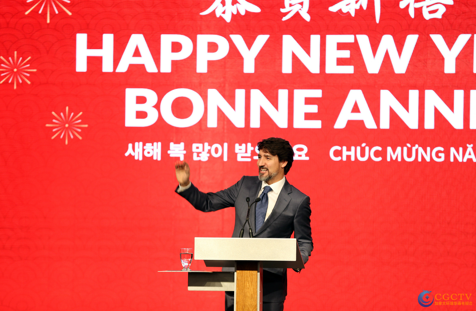 加拿大明确表示加拿大不会跟随美澳限制中国人入境 总理杜鲁多今天来到多伦多华人社区为华人撑腰打气