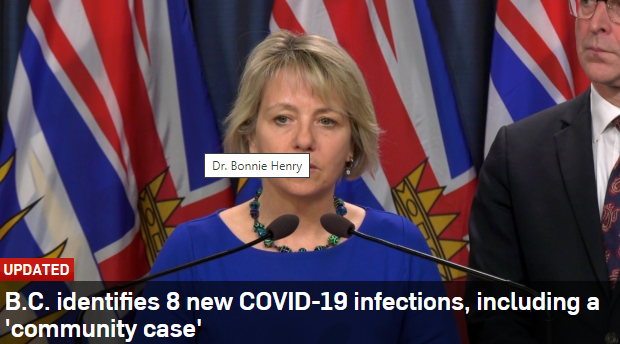社区传播出现 加拿大确诊人数一天激增13例 目前全国总病例达到47