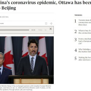 丛培武大使在加拿大《环球邮报》就抗击新冠肺炎疫情发表署名文章(中英文)