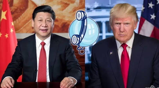 习近平同美国总统特朗普通电话