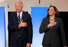 拜登选中加州参议员Kamala Harris担任竞选搭档 成首位黑人女性参选