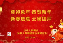 玉兔腾逸 新春送暖 —加拿大和枫会及黄埔校友后裔联谊会新春元宵节团拜会告成