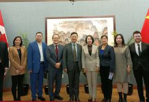 加拿大云南总商会代表前往中国驻多伦多总领事馆拜访商务组